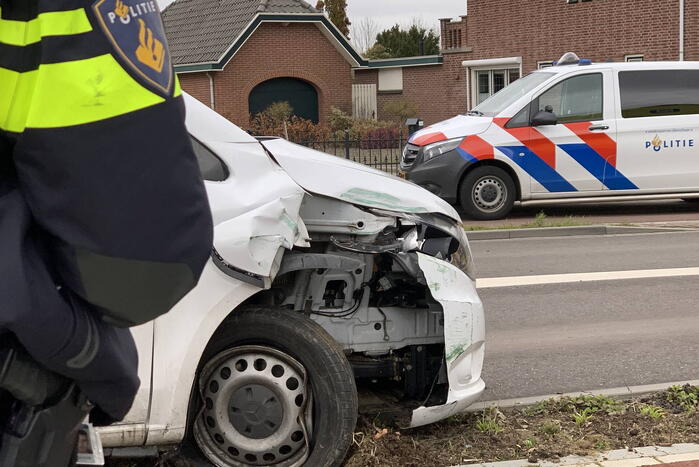 Veel schade bij eenzijdig ongeval