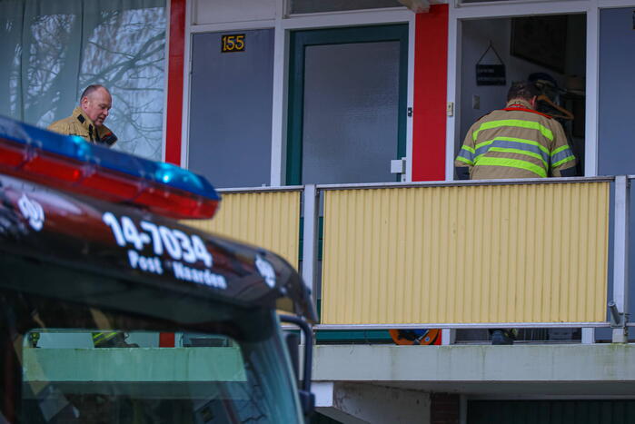 Woning vol rook door vergeten pan