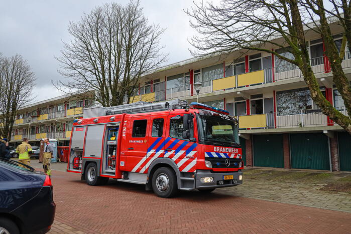 Woning vol rook door vergeten pan