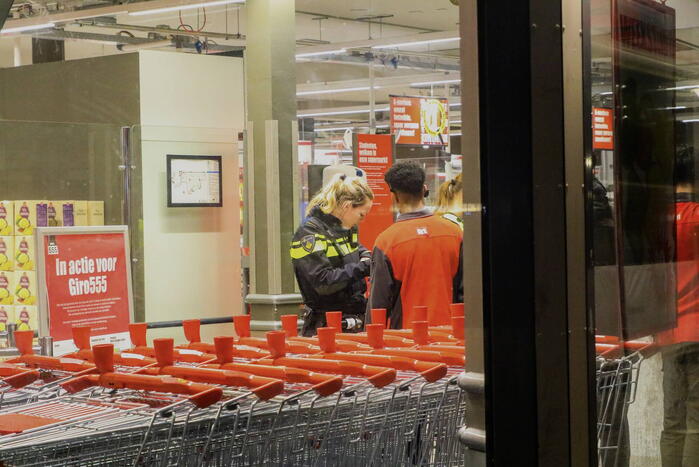 Onderzoek naar overval op supermarkt