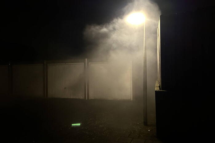 Brand in garageboxen