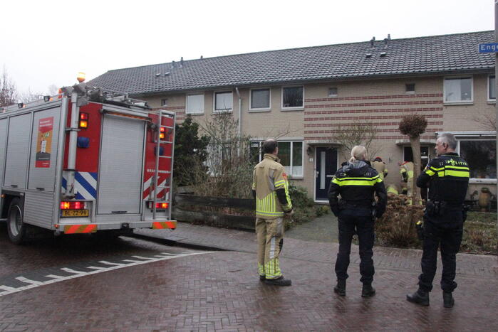 Gaslucht in meterkast van woning