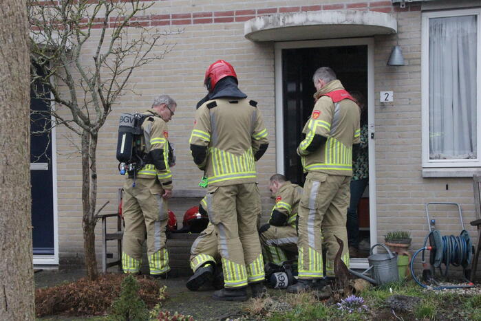 Gaslucht in meterkast van woning