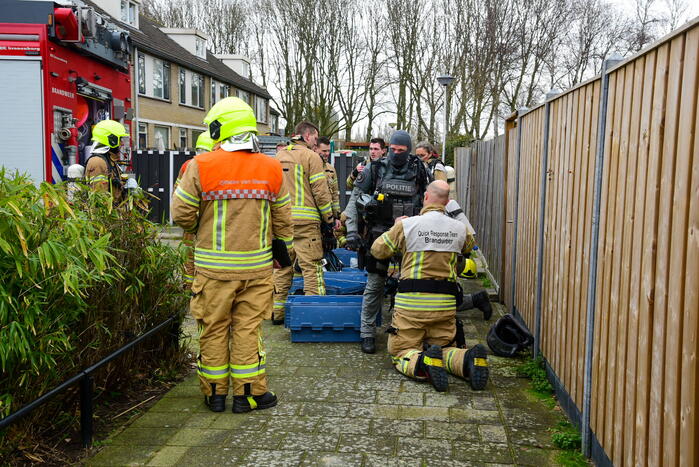 Gaskraan open gedraaid in woning