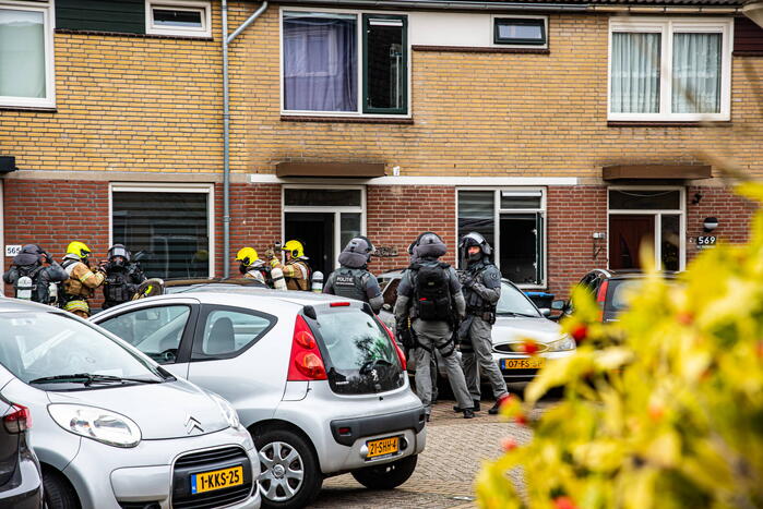 Gaskraan open gedraaid in woning