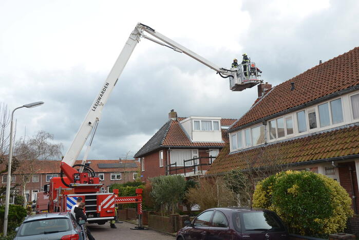 Schoorsteenbrand snel onder controle