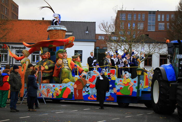Optocht trekt veel bekijks