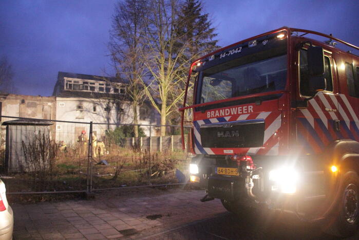 Grote brand in vrijstaande villa