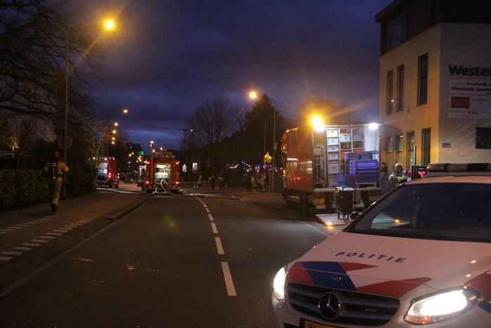 Grote brand in vrijstaande villa