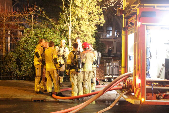 Grote brand in vrijstaande villa