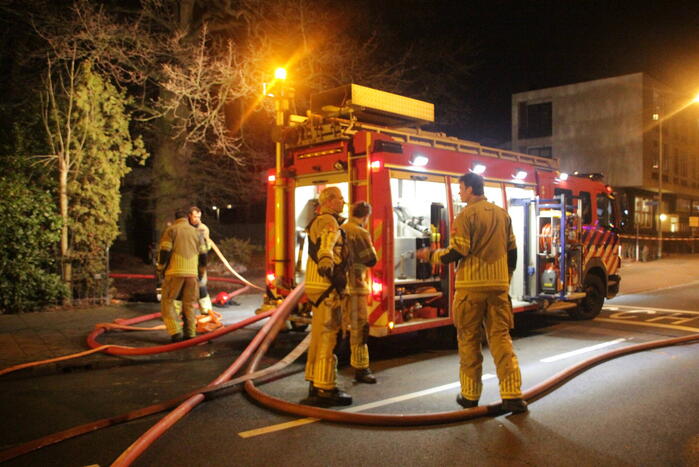 Grote brand in vrijstaande villa