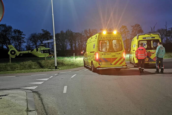 Trauma-arts per helikopter ingevlogen