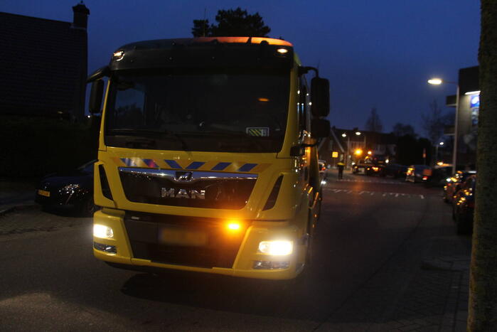 Twee auto's beschadigd bij ongeval, bestuurder onder invloed