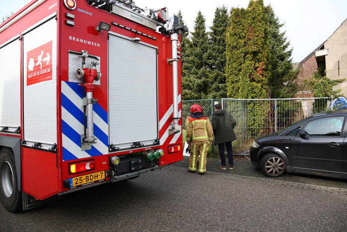 Gaslekkage in leegstaand pand