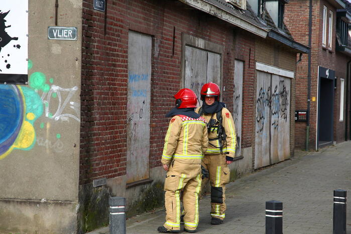Gaslekkage in leegstaand pand