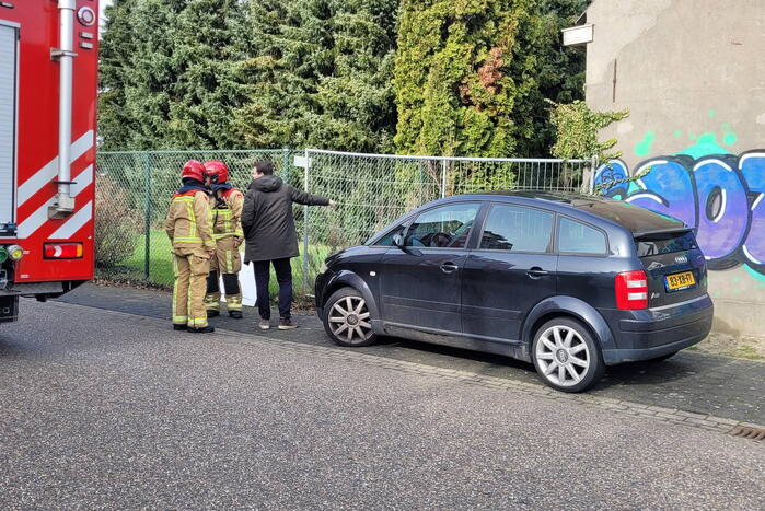 Gaslekkage in leegstaand pand