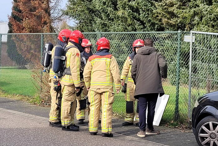 Gaslekkage in leegstaand pand