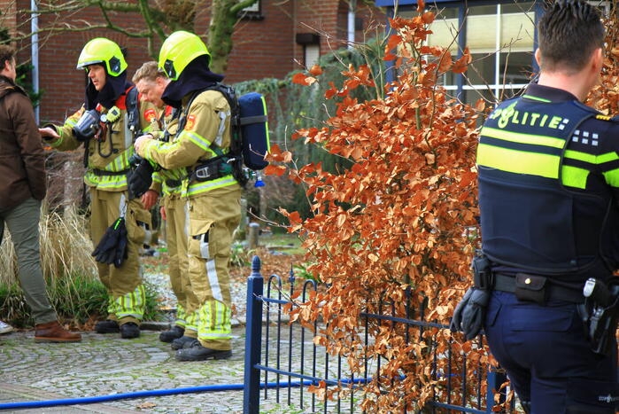 Brand in woning door boiler