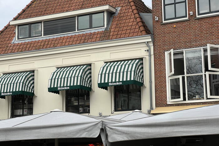 Brand in meterkast van restaurant