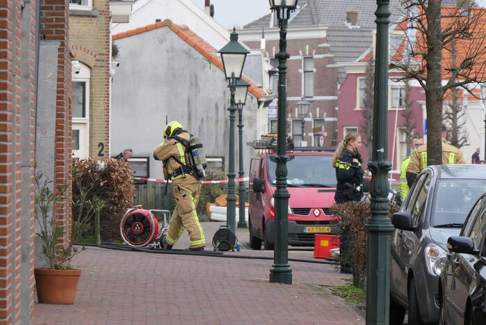Straat afgezet vanwege gaslekkage