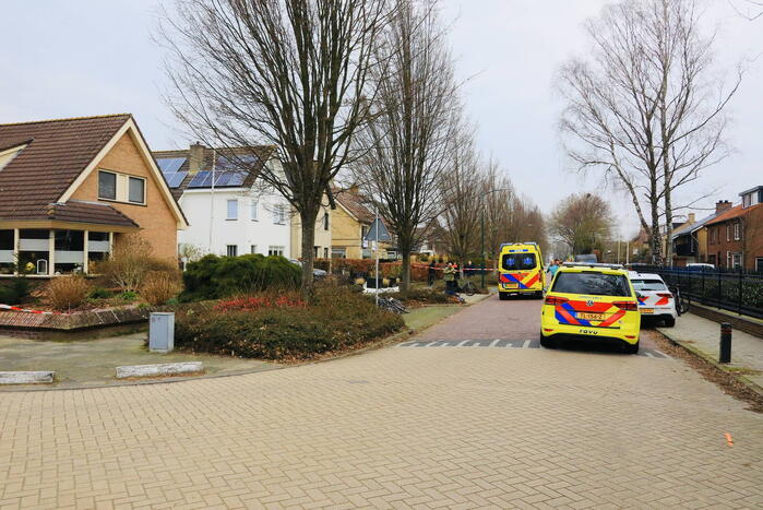 Persoon in been geschoten