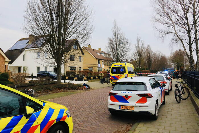Persoon in been geschoten