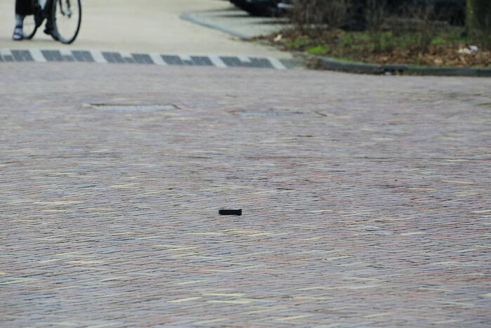 Persoon in been geschoten