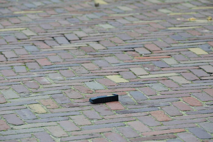 Persoon in been geschoten