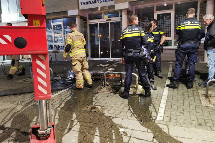 Veel rook bij brand in appartementencomplex