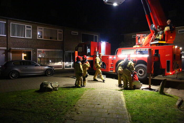 Brandweer ingezet bij brand in schoorsteen