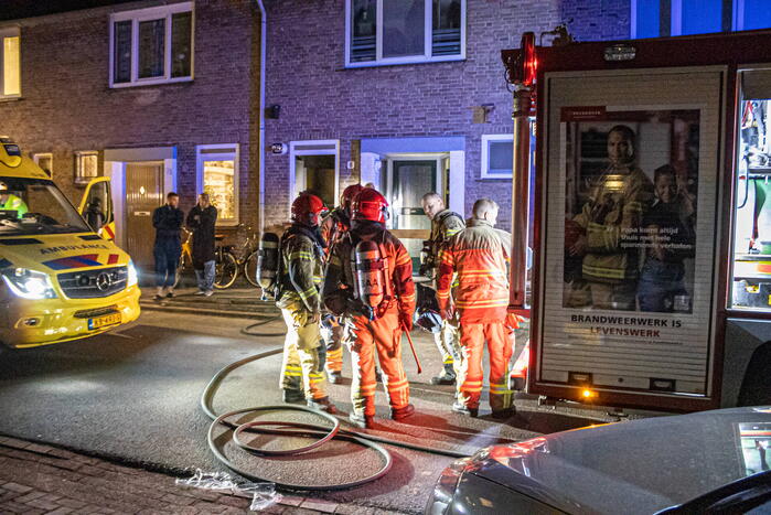 Brand in woning trekt veel bekijks