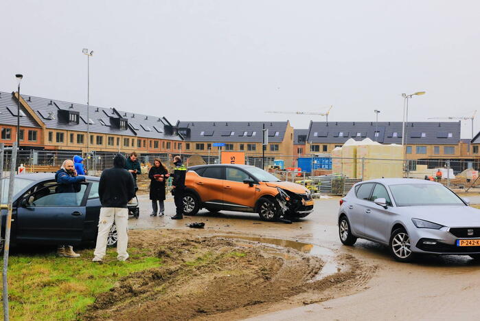 Flinke schade bij botsing in Vathorst