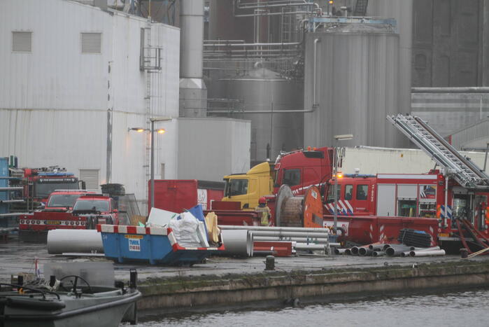 Brand uitgebroken bij Tate Lyle