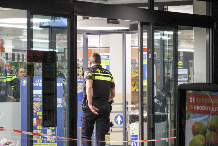 Aanhouding bij overval op supermarkt