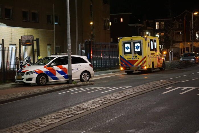 Fietser gewond bij botsing met scooter