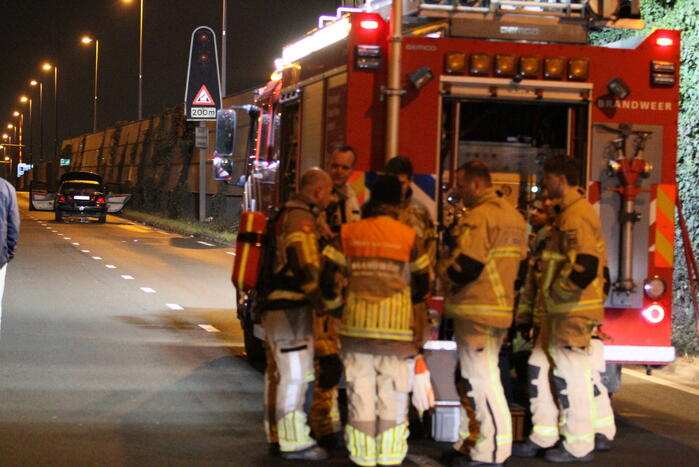 Zwaar gewonde na explosie in auto
