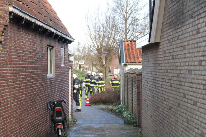 Gaslekkage door plaatsen van schutting