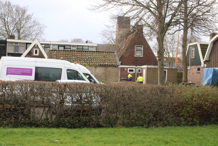 Gaslekkage door plaatsen van schutting