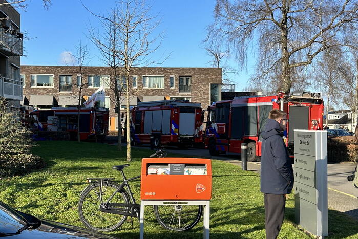 Woonzorgcentrum ontruimd door brand