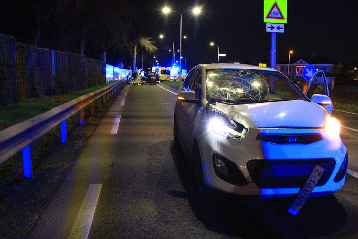 Ernstig ongeval tussen personenauto en voetganger