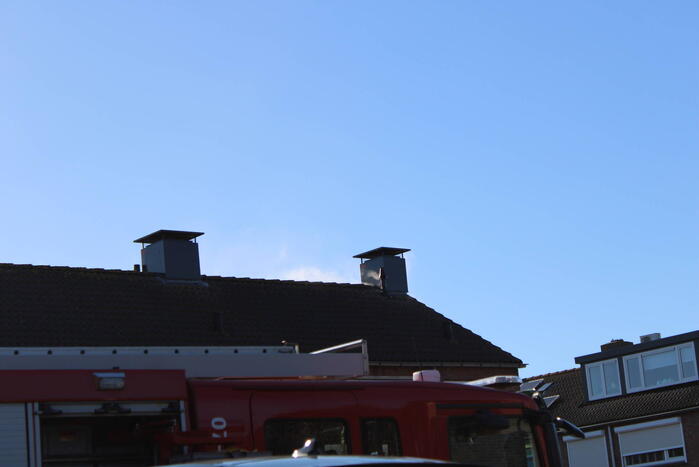 Veel rookontwikkeling bij hevige schoorsteenbrand
