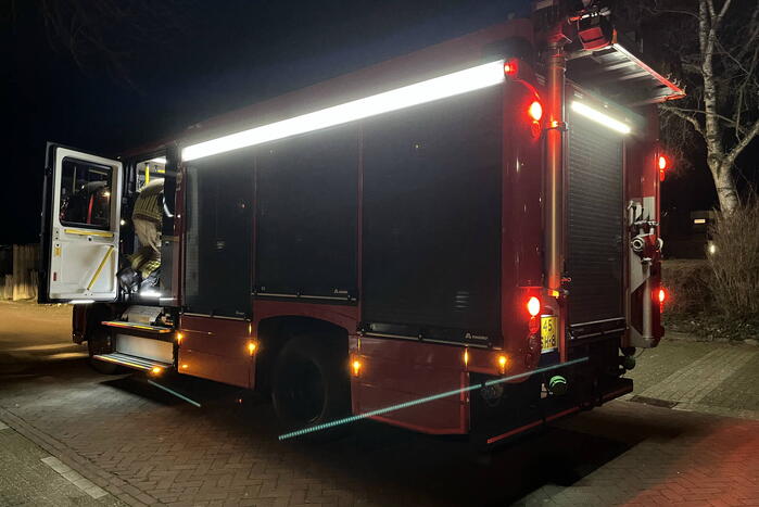 Brand in bosschage snel onder controle
