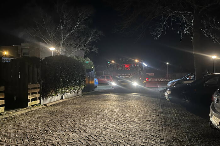 Brand in bosschage snel onder controle