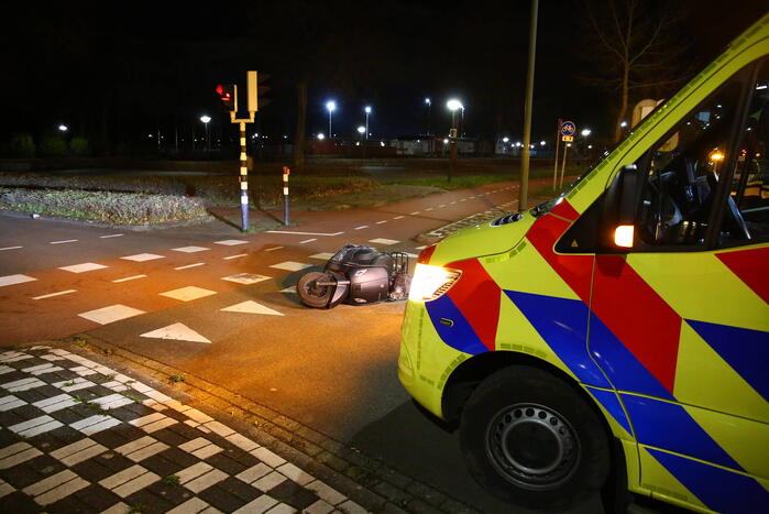 Scooterrijder gewond na val
