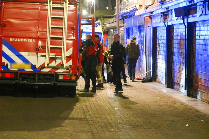 Persoon raakt te water