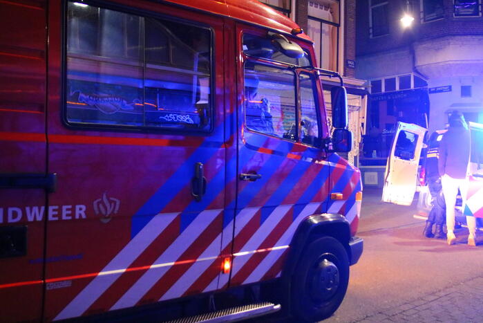 Persoon raakt te water