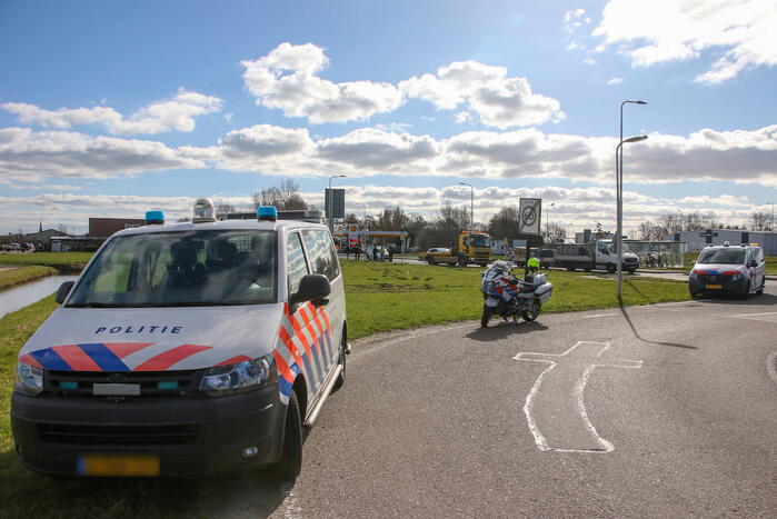 Schade na kop-staart aanrijding