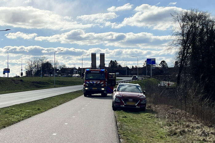 Gebied groot afgezet naar persoon te water