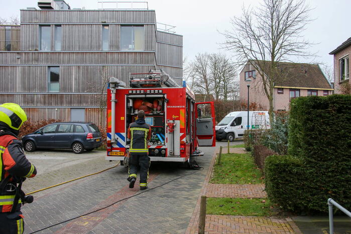 Brand in keuken snel onder controle