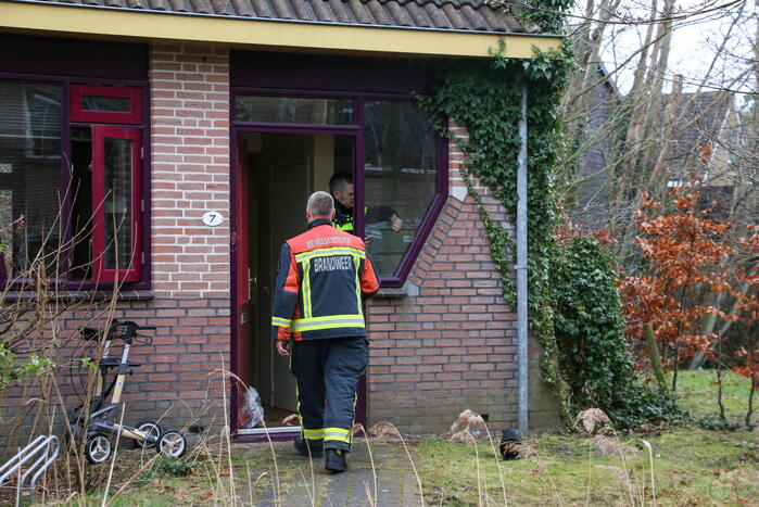 Brand in keuken snel onder controle